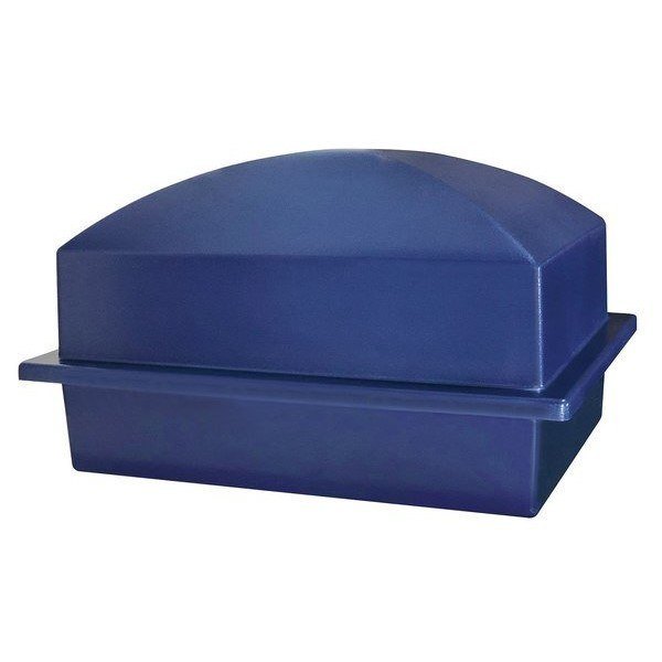 Luxury Dark Blue Cremation Urn Vault